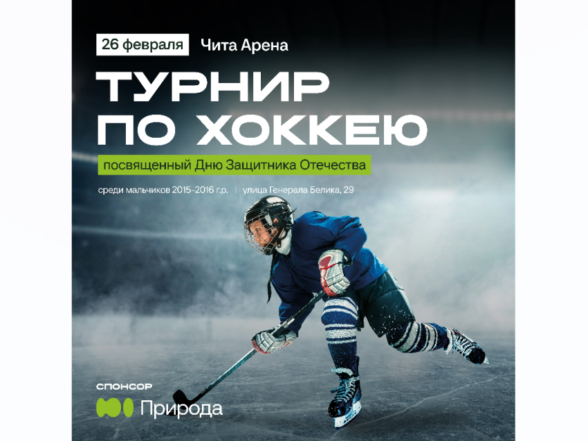 ​Любителей хоккея приглашают поддержать забайкальскую команду «Манул»